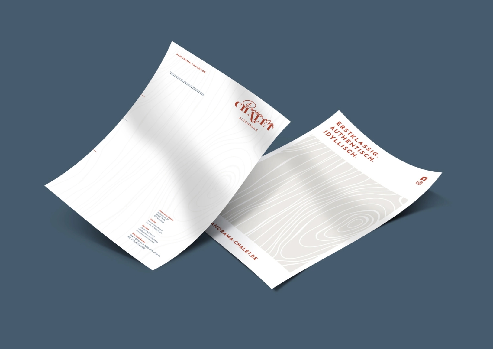 Rechnungsbogen, Briefbogen, Grafikdesign, Geschäftsausstattung